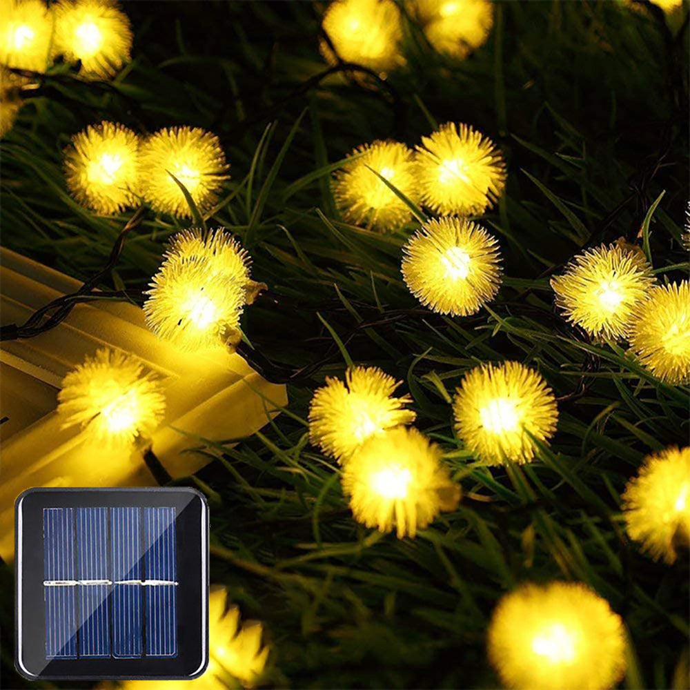 Solar Dandelion String Lights