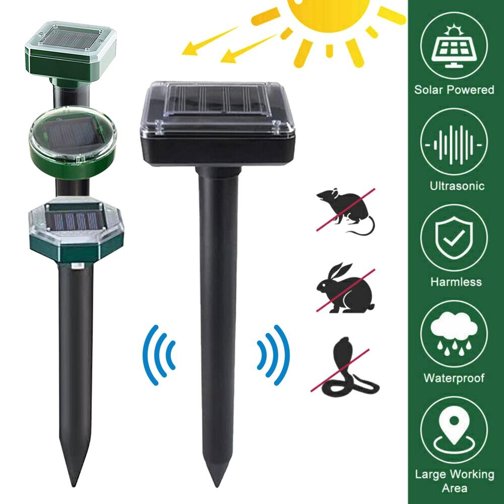 Solar Ultrasonic Outdoor Pest Repellent
